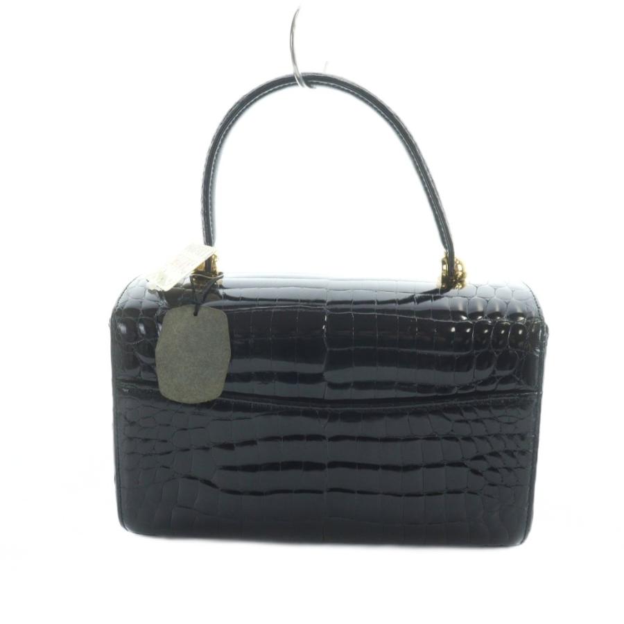 マリオナ MARIONA ハンドバッグ スクエア シャイニング クロコダイル