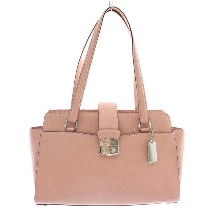 COACH ハンドバッグ COACH（コーチ） ハンドバッグ トート 肩掛け レザー ロゴ シルバー