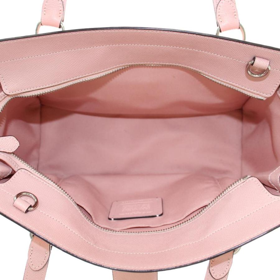 COACH（コーチ） ハンドバッグ トート 肩掛け レザー ロゴ シルバー