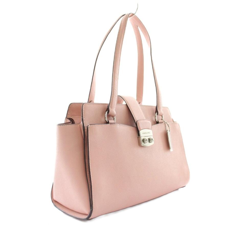 ☆☆☆COACH ピンクトートバッグ☆☆☆ COACH（コーチ） ハンドバッグ トート 肩掛け レザー ロゴ シルバー
