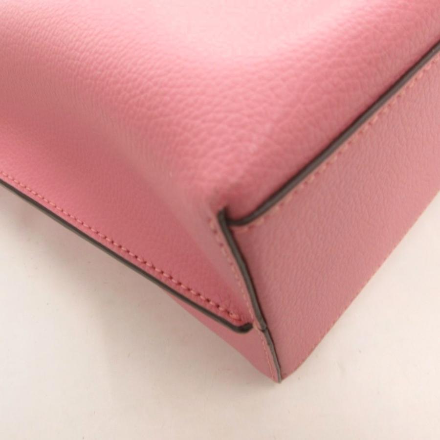 COACH（コーチ） ハンドバッグ ショルダー 2way レザー ロゴ ピンク