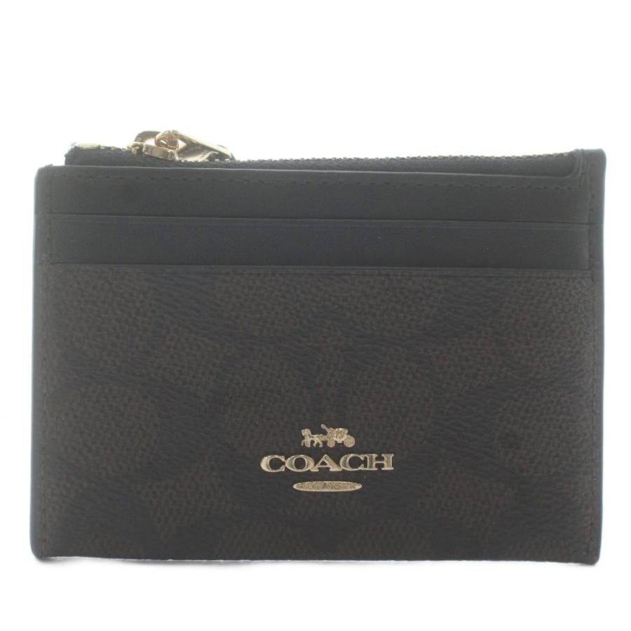 COACH（コーチ） ミニ スキニー ID ケース シグネチャー キャンバス 