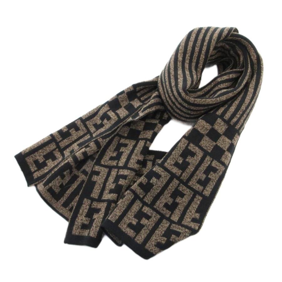 FENDI（フェンディ） 未使用品 タグ付き マフラー ストール 総柄 バイ