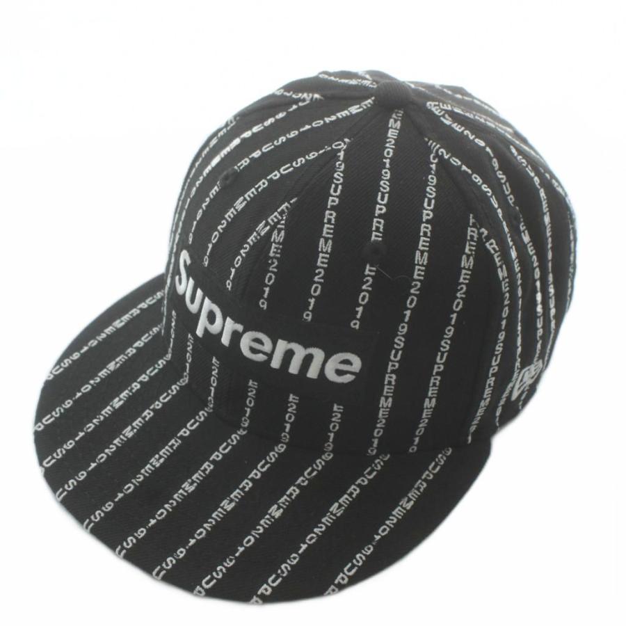 服/ファッション 19SS Text Stripe Box Logo New Era Cap Supreme（シュプリーム） × NEW ERA 19SS Text Stripe New Era Cap