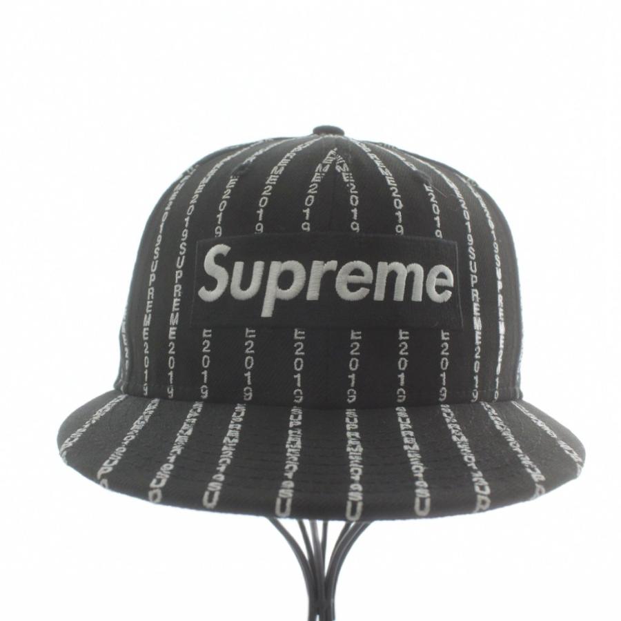 Supreme（シュプリーム） × NEW ERA 19SS Text Stripe New Era Cap