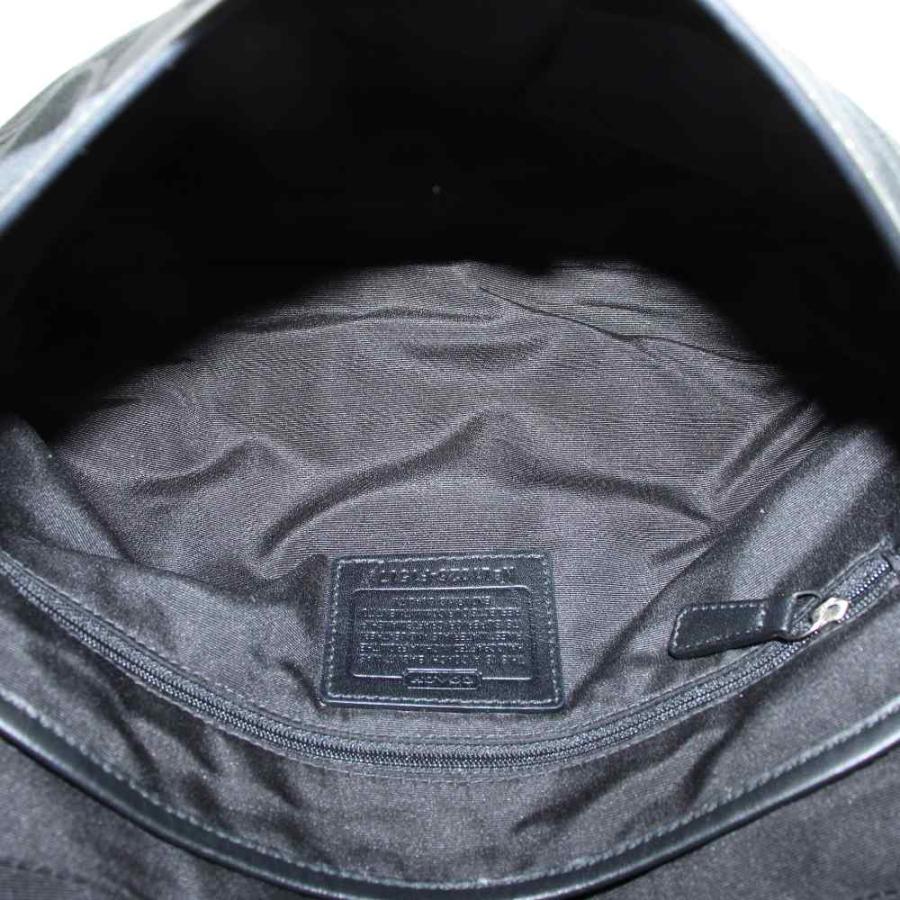 COACH（コーチ） ショルダーバッグ キャンバス レザー シグネチャー