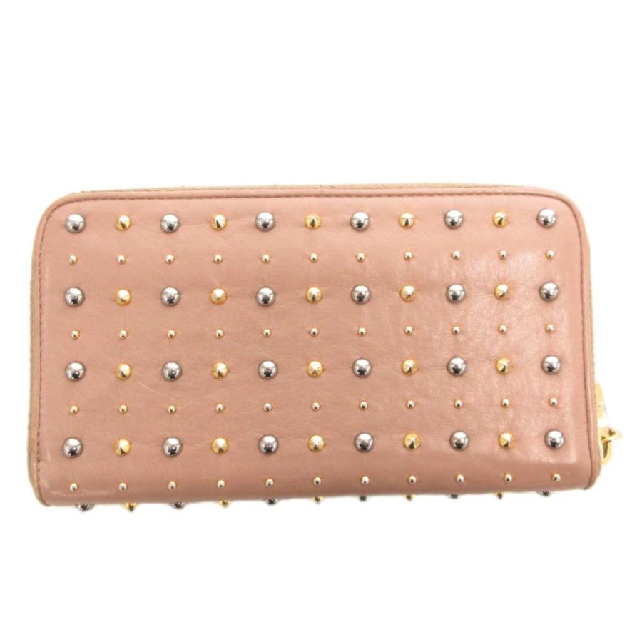 miu miu（ミュウミュウ） 長財布 ウォレット 小銭入れあり レザー 