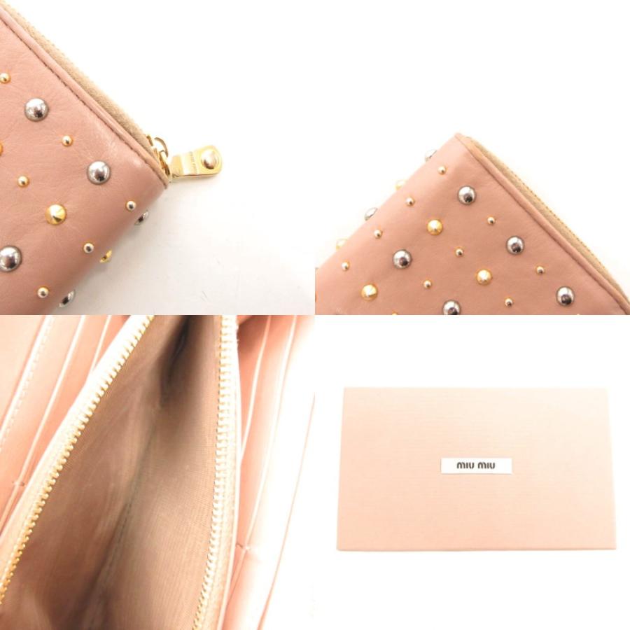 miu miu（ミュウミュウ） 長財布 ウォレット 小銭入れあり レザー 