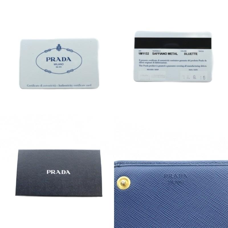 PRADA（プラダ） サフィアーノ レザー 長財布 ロング ウォレット
