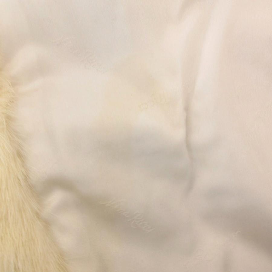 ニナリッチ NINA RICCI パールミンクファー コート 毛皮 ショート 13 