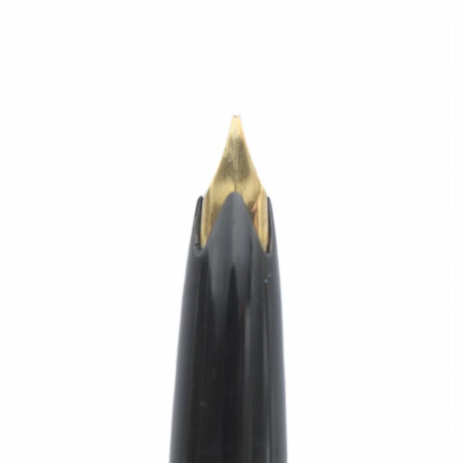 モンブラン MONT BLANC No.22 万年筆 黒 ブラック ゴールドカラー 金色