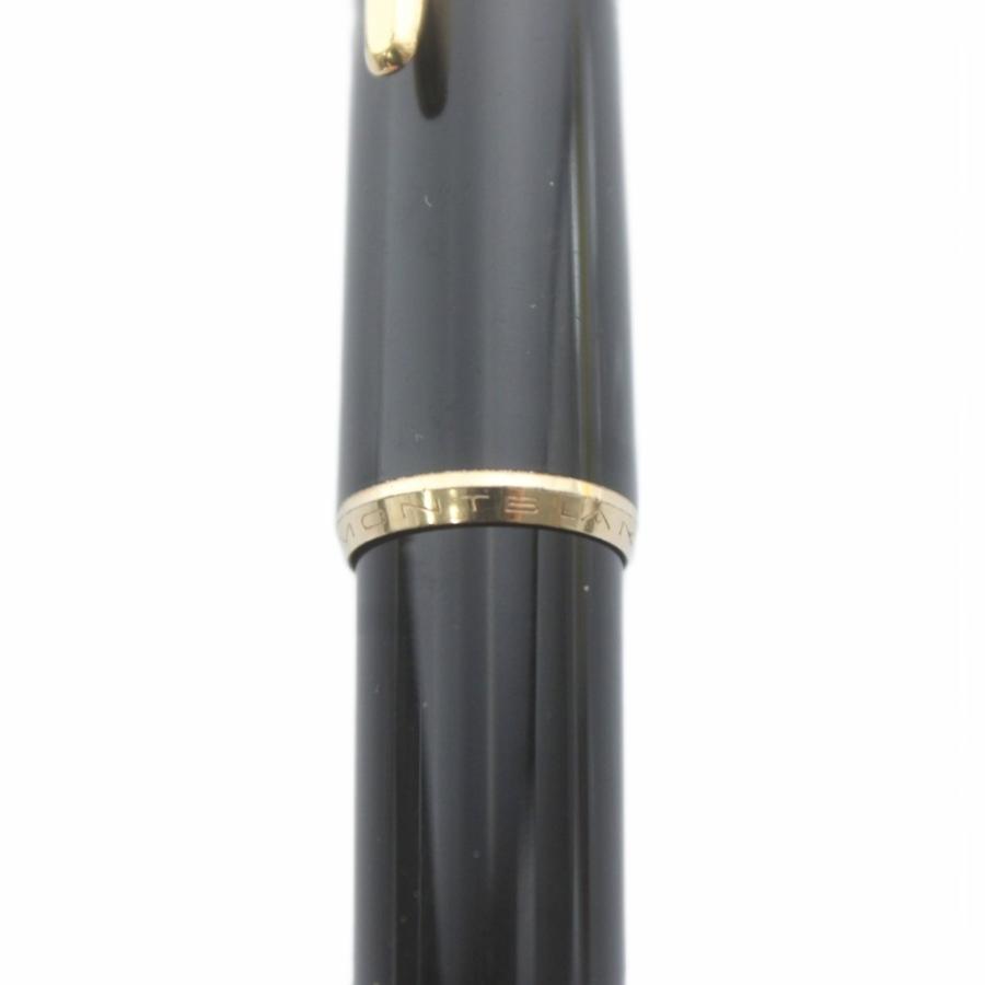 モンブラン MONT BLANC No.22 万年筆 黒 ブラック ゴールドカラー 金色