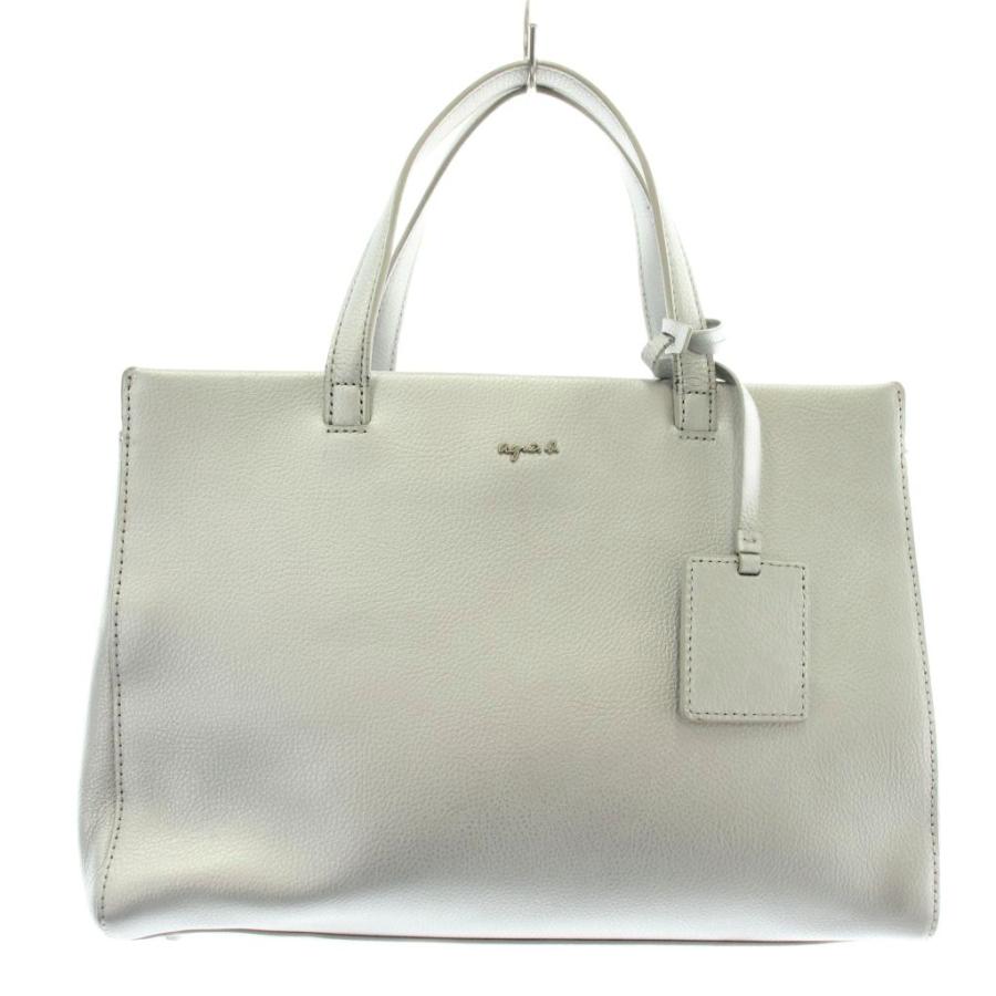 agnes b.（アニエスベー） ハンドバッグ ショルダー 2WAY レザー ロゴ
