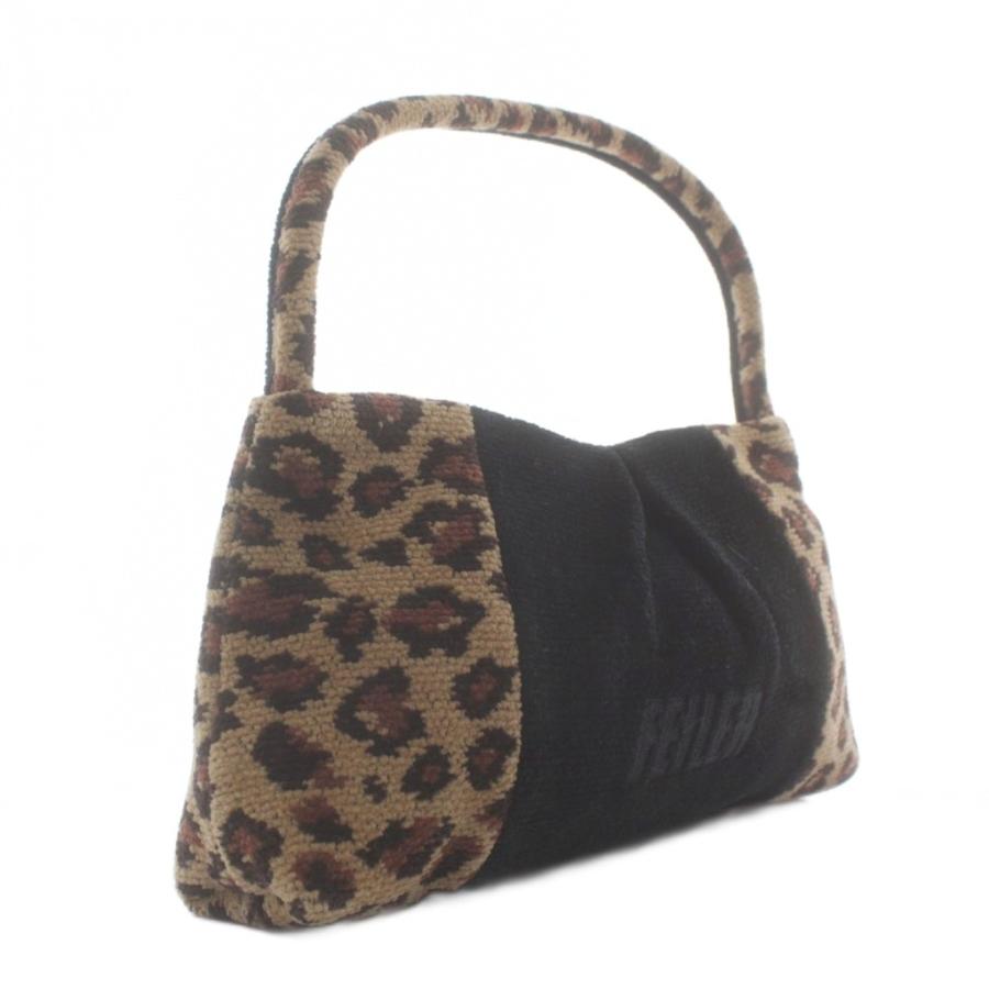 フェイラー FEILER ハンドバッグ シュニール織 ヒョウ柄 レオパード