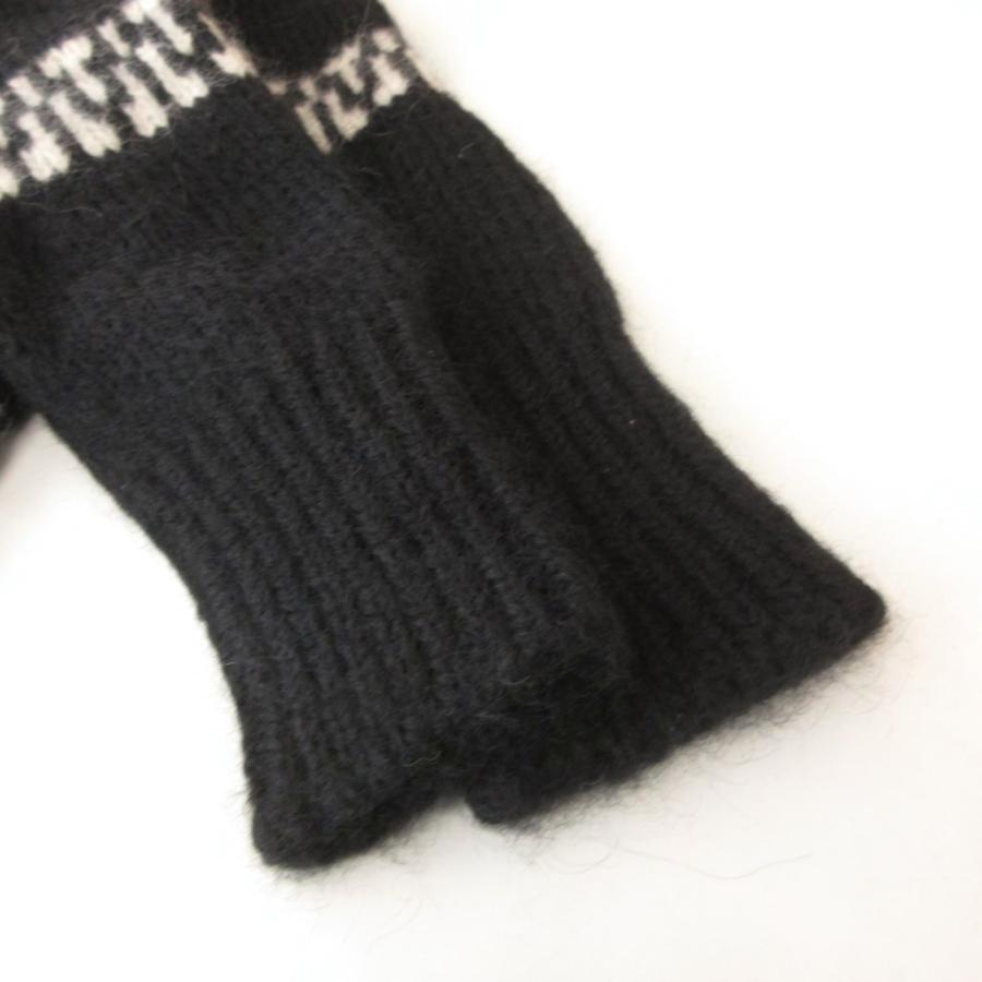 バトナー BATONER ニット ノルディックセーター モヘア混 2 白