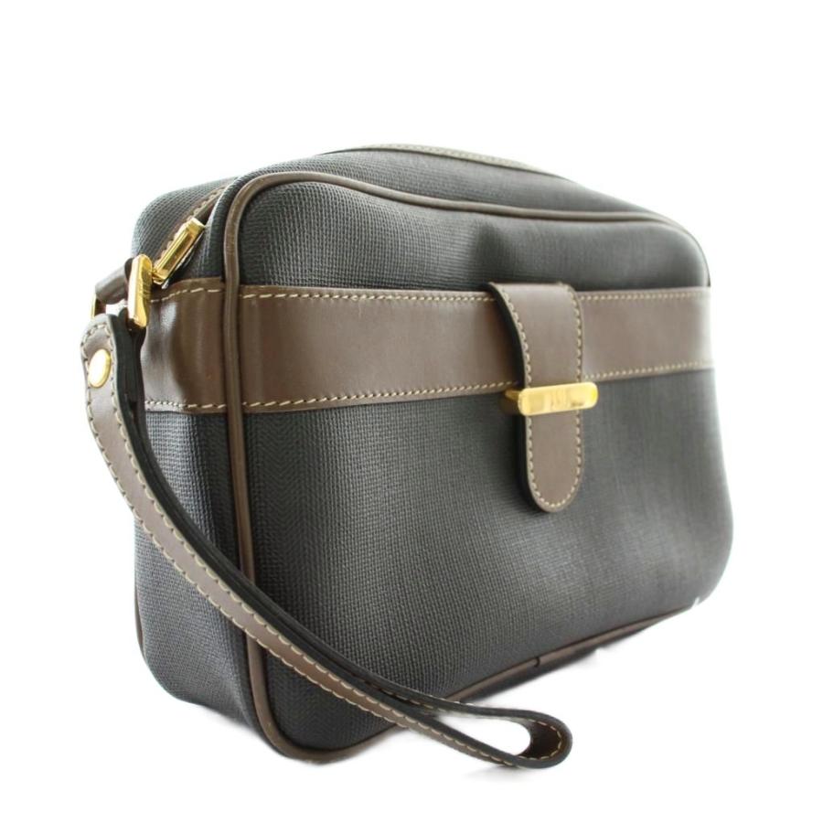 dunhill（ダンヒル） セカンドバッグ クラッチバッグ PVC レザー ロゴ