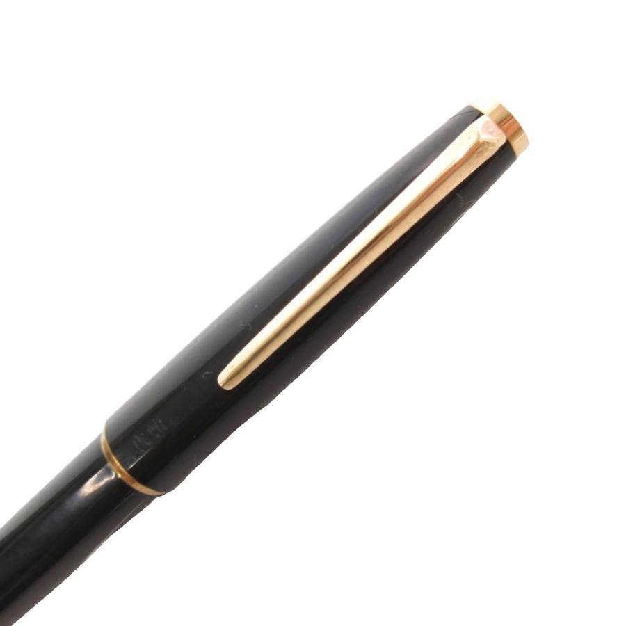 モンブラン MONT BLANC 万年筆 ペン先585 金メッキトリム 黒 ブラック