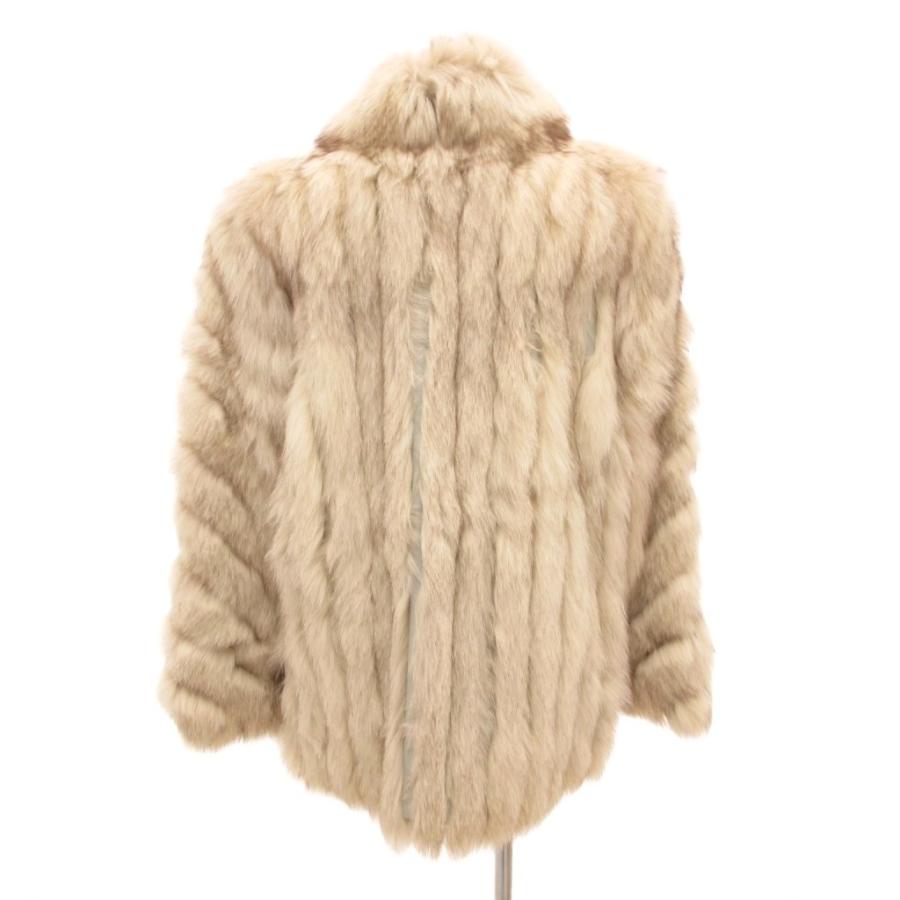 SAGA FOX 金サガ　染めフォックスファーコート　elegance fur サガフォックス SAGA FOX 金サガ SIBERIA シベリア カナダ フォックス