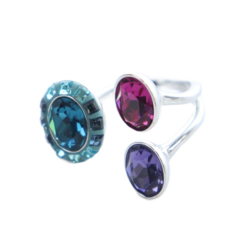 スワロフスキー SWAROVSKI 指輪 リング アクセサリー クリスタル ロゴ