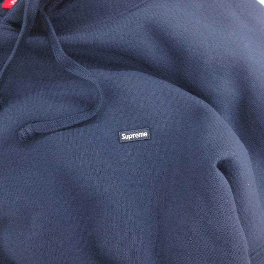 シュプリーム SUPREME Small Box Hooded Sweatshirt スウェットパーカー トレーナー フーディ ボックスロゴ L 青 ブルー /JS_4