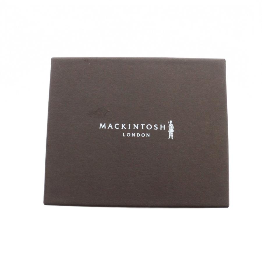 新品同様 MACKINTOSH LONDON マッキントッシュロンドン レザー ラウンドファスナー 二つ折り コンパクトウォレット 財布 ブラウン レディース 古着 中古 USED MACKINTOSH LONDON（マッキントッシュ ロンドン） 二つ折り財布