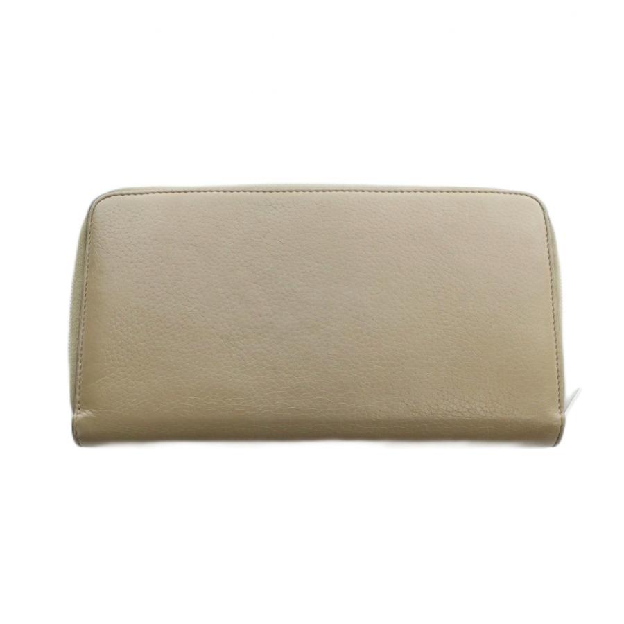 CELINE（セリーヌ） 長財布 ウォレット レザー ロゴ ラウンド 
