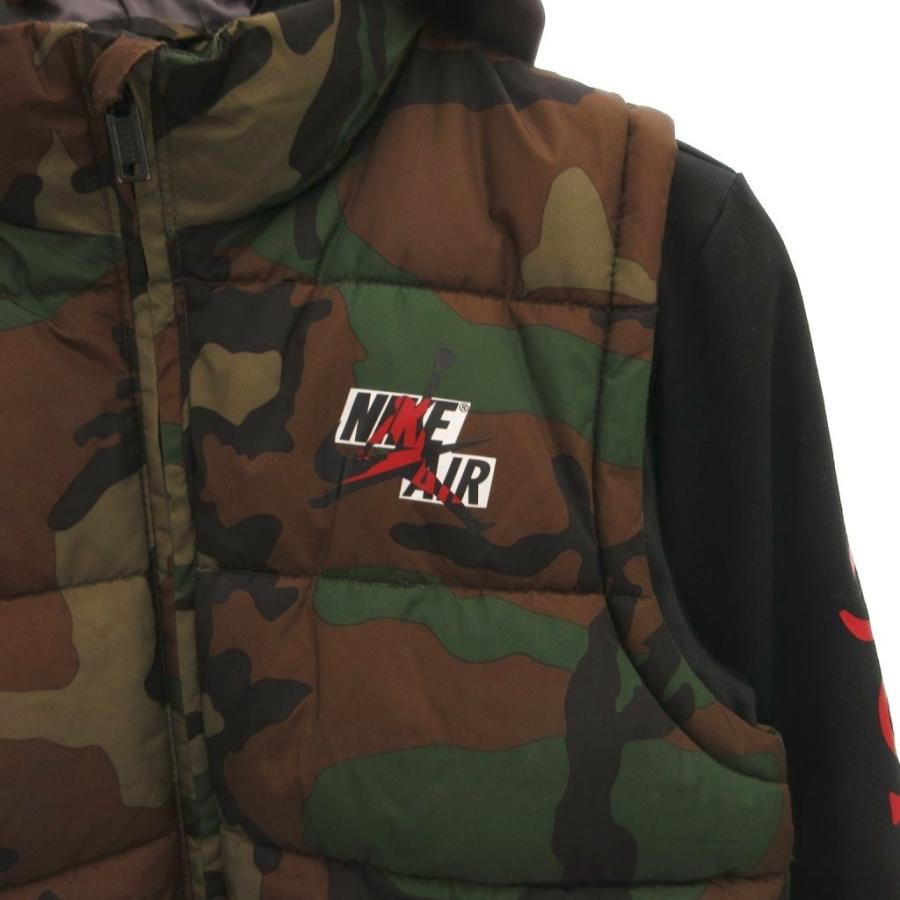 NIKE（ナイキ） NIKE AIR JORDAN 中綿ジャケット パーカー レイヤード