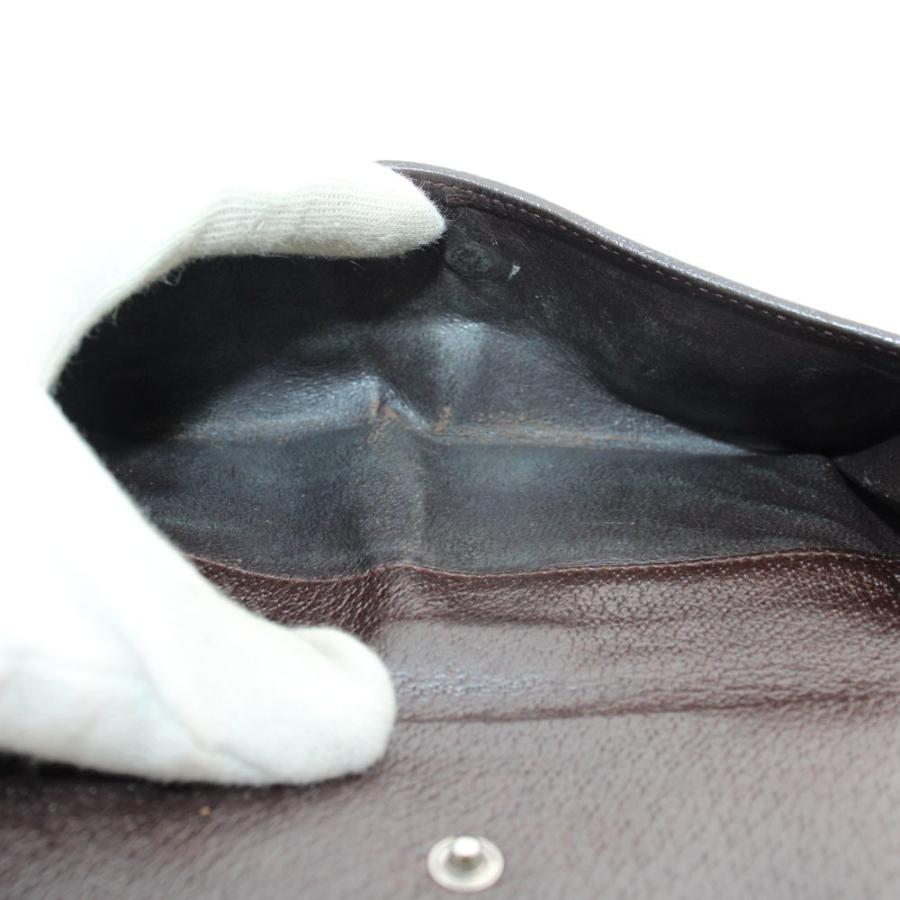 GUCCI（グッチ） 長財布 二つ折り GGキャンバス レザー Wホック ロゴ