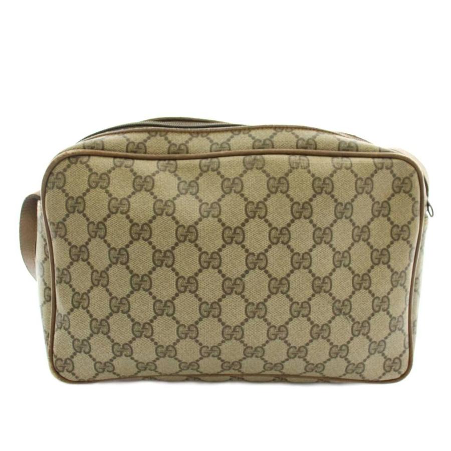 グッチ ショルダーバッグ レザー×PVC GG柄 ブラウン GUCCI グッチ ショルダーバッグ GG柄 PVC レザー ブラウン 【公式通販】