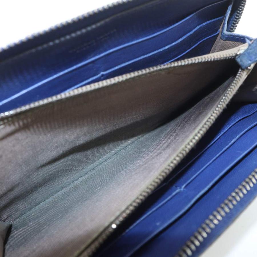 BOTTEGA VENETA◇長財布/レザー/ネイビー/ ボッテガヴェネタ 【公式通販】