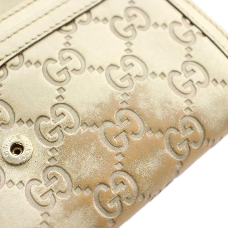 GUCCI（グッチ） 長財布 二つ折り レザー グッチシマ インター