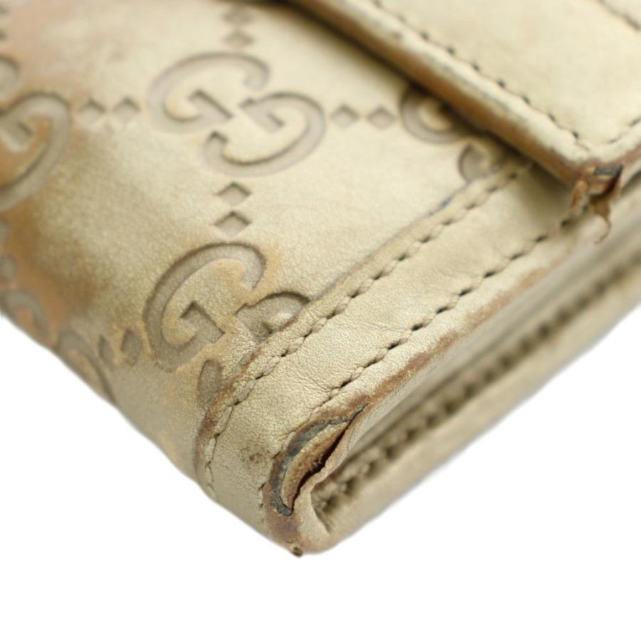 GUCCI（グッチ） 長財布 二つ折り レザー グッチシマ インター