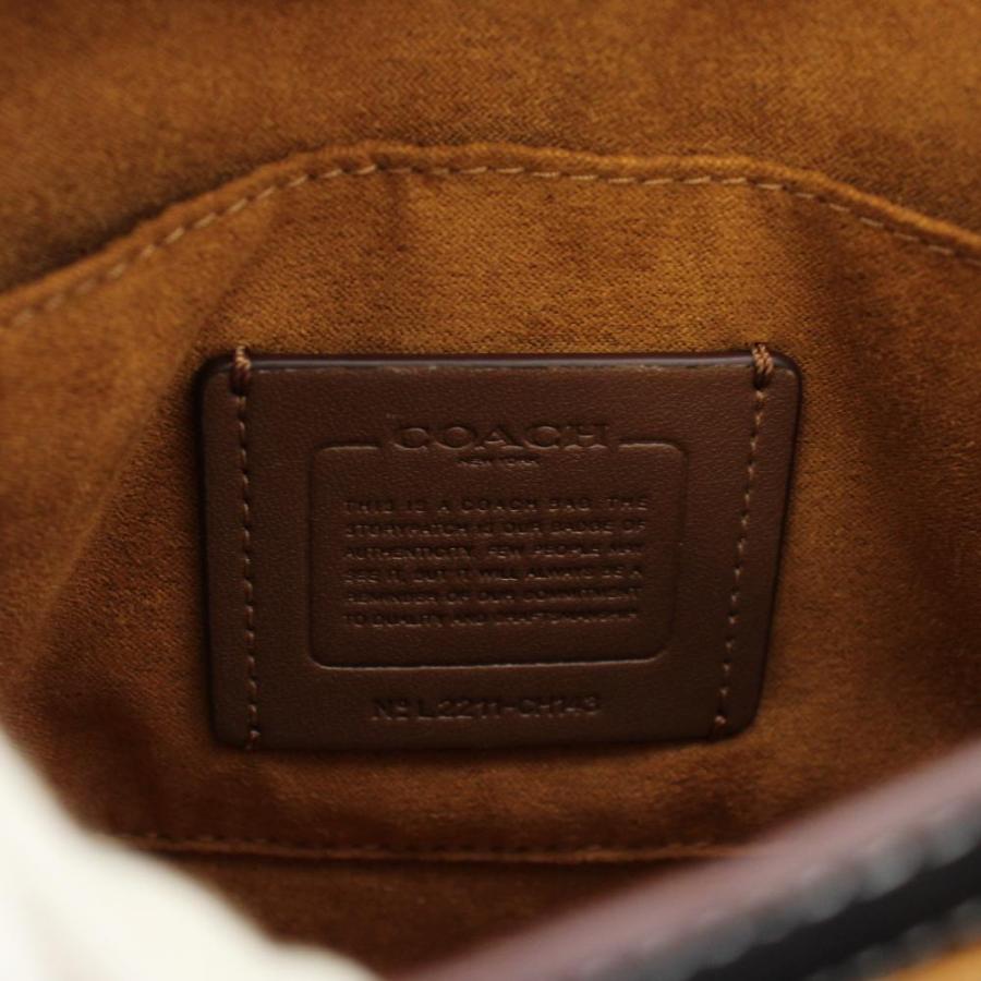 COACH（コーチ） ショルダーバッグ デニム キャンバス レザー