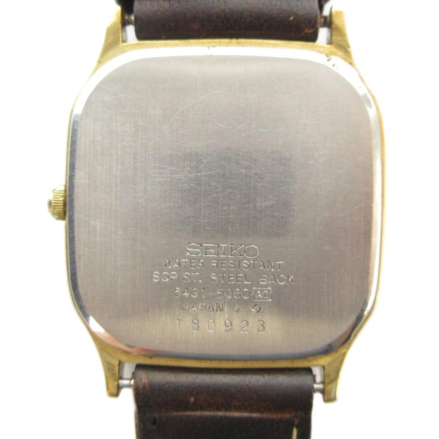 メンズ 【メンズ 稼働】SEIKO シャリオ Qz コンビ ローマン 6431-5050
