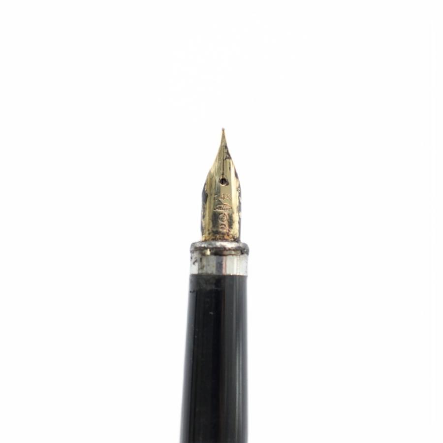 セーラー SAILOR 万年筆 ペン先14K 黒 ブラック ゴールドカラー 金色