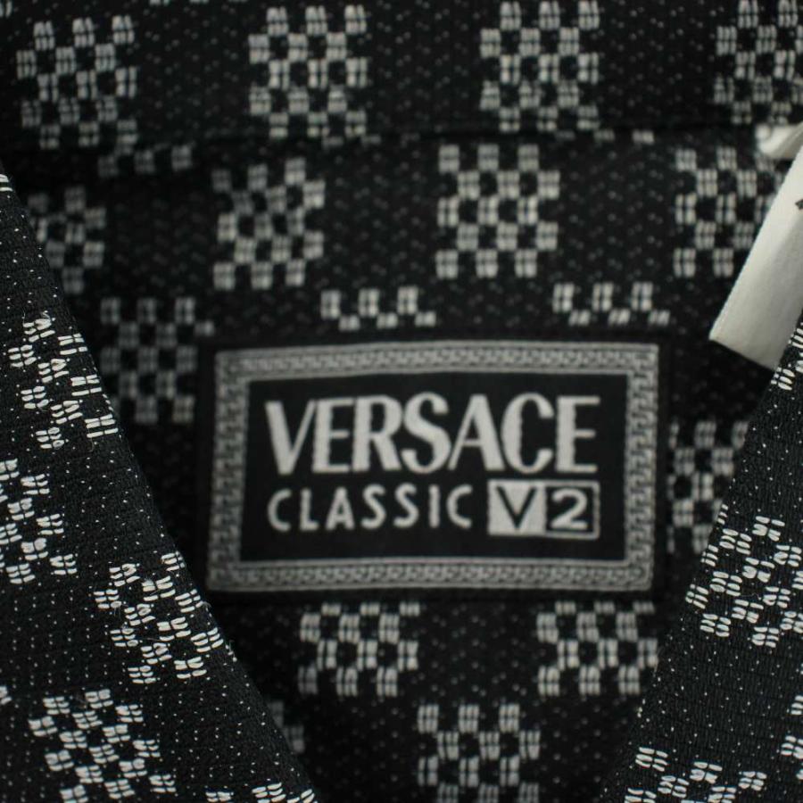 VERSACE CLASSIC V2 チェック柄長袖シャツ ヴェルサーチクラシック ヴェルサーチェ VERSACE CLASSIC V2