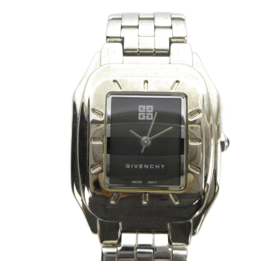 GIVENCHY レディース 時計 ジャンク ジバンシィ GIVENCHY ジャンク品 腕時計 ウォッチ クォーツ 黒文字盤