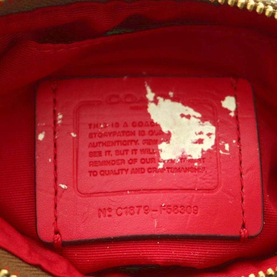 COACH（コーチ） ショルダーバッグ シグネチャー柄 PVC ベージュ 