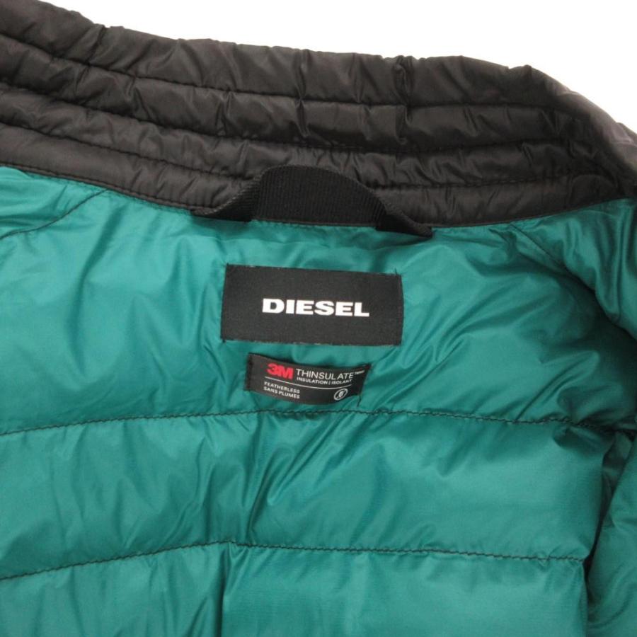 DIESEL（ディーゼル） 中綿ジャケット ブルゾン ジップアップ ポケット 