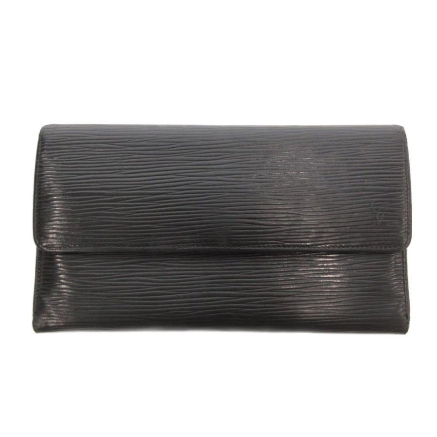 【良品】LOUIS VUITTON エピ 長財布 ブラック　トレゾール LOUIS VUITTON（ルイ・ヴィトン） エピ ポルトトレゾール ロング