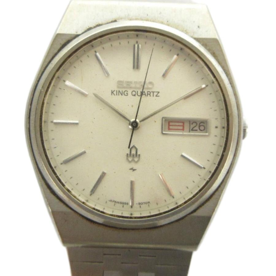 セイコー SEIKO ジャンク品 KING QUARTZ キングクォーツ 5856-8070
