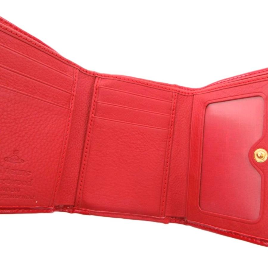 Vivienne Westwood オーブ 三つ折り財布 レッド Vivienne Westwood（ヴィヴィアンウエストウッド） Vivienne Westwood