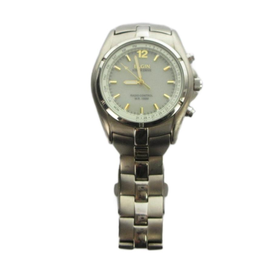 エルジン ELGIN ジャンク品 FK-1239-GP 腕時計 ウォッチ ソーラー ロゴ