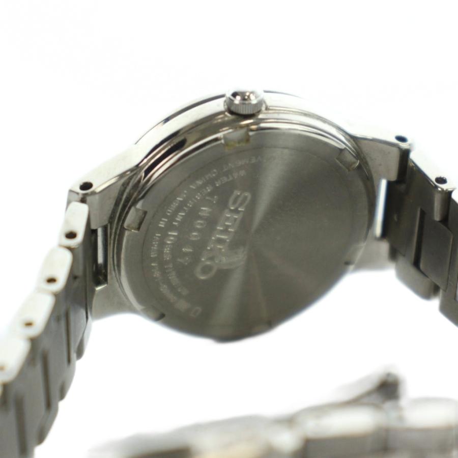 セイコー SEIKO V181-0AA0 腕時計 ウォッチ ソーラー シェル文字盤