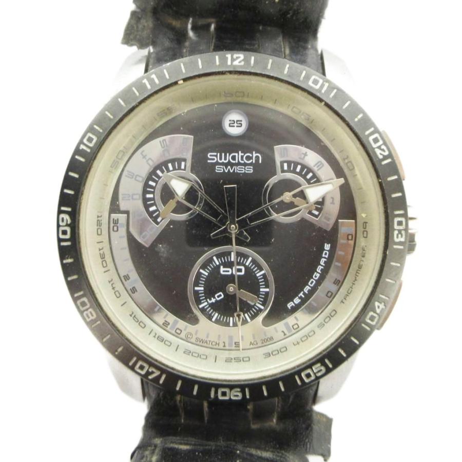 スウォッチ SWATCH ジャンク品 腕時計 ウォッチ クォーツ クロノグラフ 