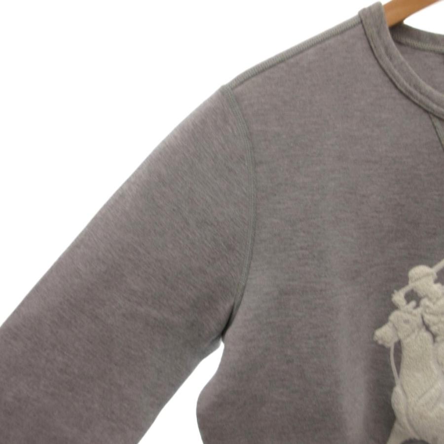 ポロ ラルフローレン POLO RALPH LAUREN スウェット トレーナー ビッグポニー 長袖 S グレー /FF ■GY18_3
