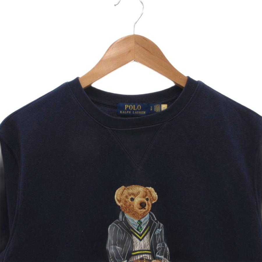 ポロ ラルフローレン POLO RALPH LAUREN スウェット トレーナー ポロベア 長袖 S 紺 ネイビー /FF ■GY18 メンズ_2