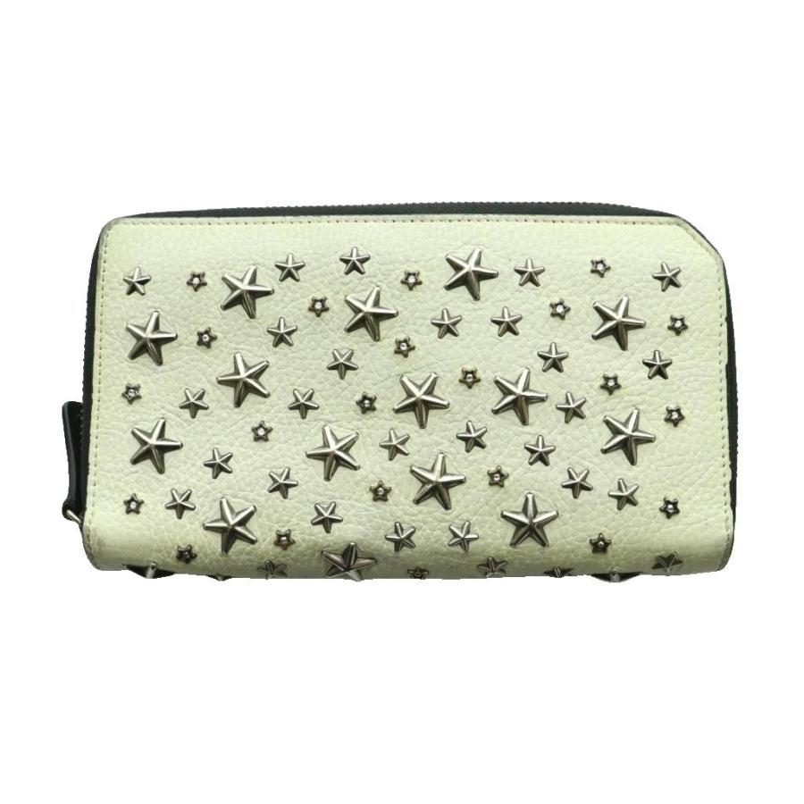 ジミーチュウ JIMMY CHOO フィリパ FILIPA 長財布 ラウンドファスナー 
