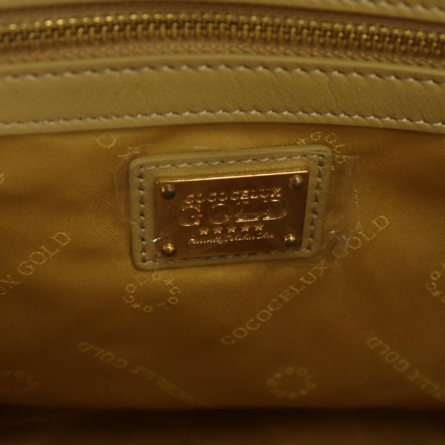 未使用品 COCOCELUX GOLD ココセリュックス ハンド ショルダーバッグ 