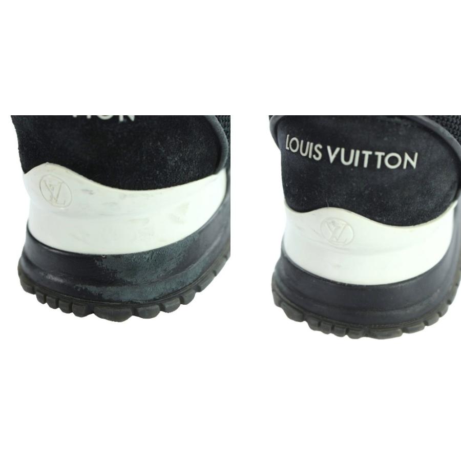 ルイヴィトン LOUIS VUITTON 21AW ランアウェイ・ライン スニーカー シューズ 靴 ロゴ 39 24.5 黒 ブラック 1A9ER5 /MW ■GY18 メンズの画像